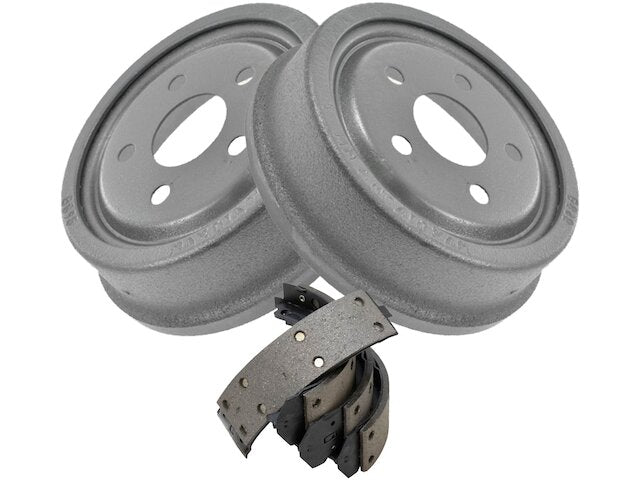 Rear Brake Drum and Brake Shoe Kit - 1995-2002 Pontiac Sunfire - TRQ 4799-02020389