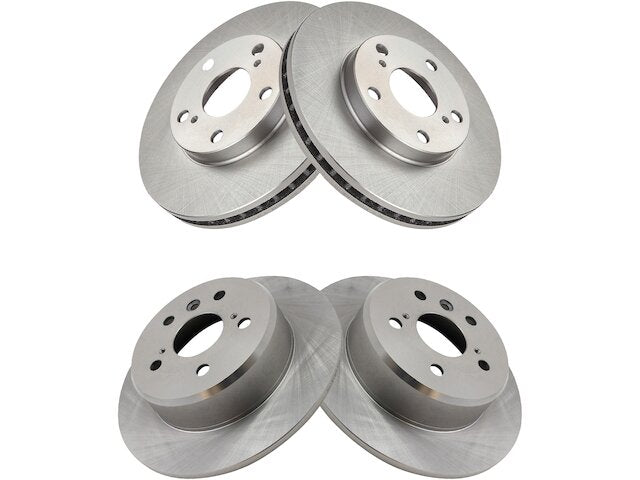 Brake Rotor Set 4 Piece - 1992-1996 Lexus ES300 - TRQ 7516-02028349