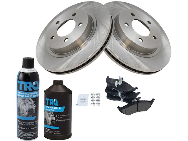 Front Brake Pad and Rotor Kit - 1998-2004 Dodge Intrepid - TRQ 1905-02033733