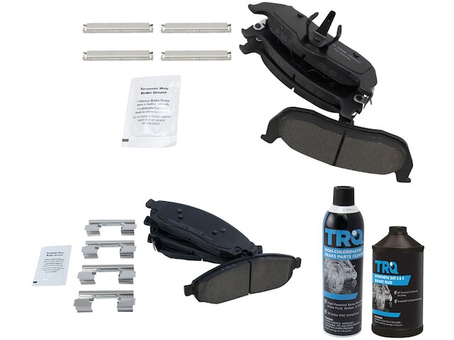 Brake Pad Set - 2005-2010 Jeep Grand Cherokee - TRQ 18364-02050038