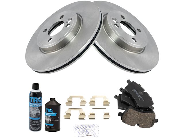 Front Brake Pad and Rotor Kit - 2007-2015 Mini Cooper S - TRQ 24096-02053853