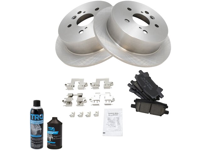 Rear Brake Pad and Rotor Kit - 2007-2009 Lexus RX350 - TRQ 19030-02056189