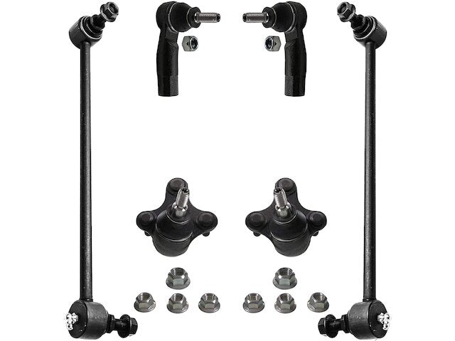 Front Ball Joint Sway Bar Link Tie Rod End Kit - 2007-2014 Volkswagen GTI - Detroit Axle 30306-02120607