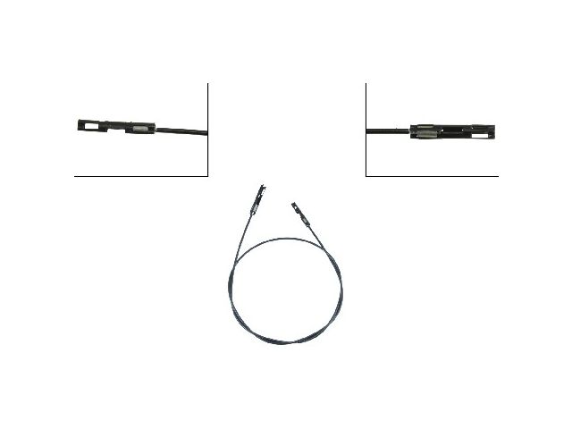 Intermediate Parking Brake Cable - 2003-2006, 2008-2011 Chevrolet Silverado 2500 HD Extended Cab Pickup - Dorman 3706-02122940