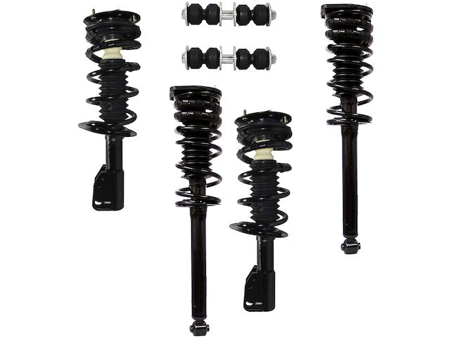 Front and Rear Strut Assembly and Sway Bar Link Kit - 1999-2005 Chevrolet Cavalier - Detroit Axle 3162-02134027
