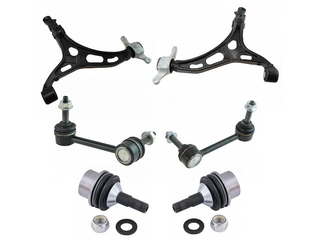 Front and Rear Control Arm Ball Joint Sway Bar Link Kit 6 Piece - 2011-2015 Dodge Durango - TRQ 97145-02137489