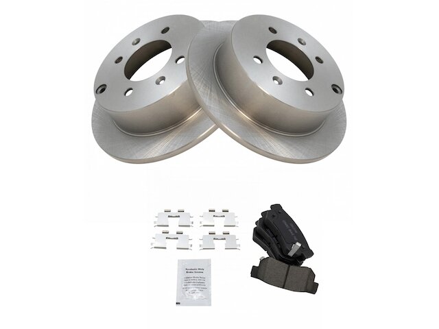 Rear Brake Pad and Rotor Kit - 1999-2005 Hyundai Sonata - TRQ 171-02139258