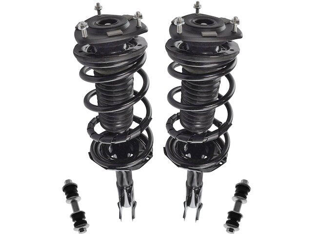 Front Strut Coil Spring Sway Bar Link Kit 4 Piece - 2004-2006 Scion xA - TRQ 18017-02160876