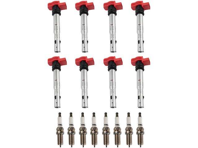 Ignition Coil and Spark Plug Kit 16 Piece - 2012-2015, 2017-2019 Audi Q7 - TRQ 118698-02171390