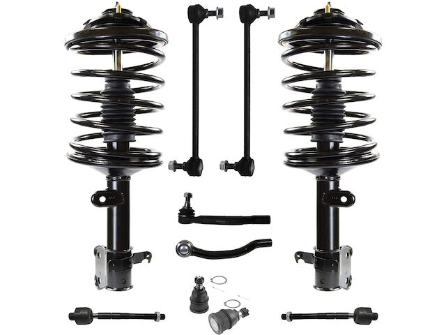 Front Strut Coil Spring Ball Joint Sway Bar Link Kit - 2003-2005 Honda Pilot - Detroit Axle 6050-02172993