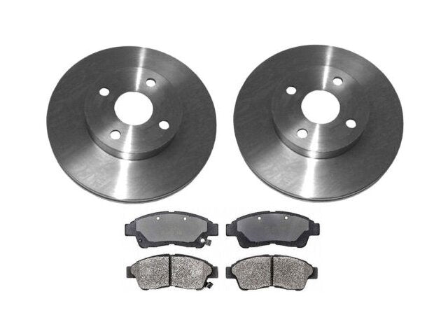 Front Brake Pad and Rotor Kit - 1993-1997 Toyota Corolla FWD - DIY Solutions 8007-02173348