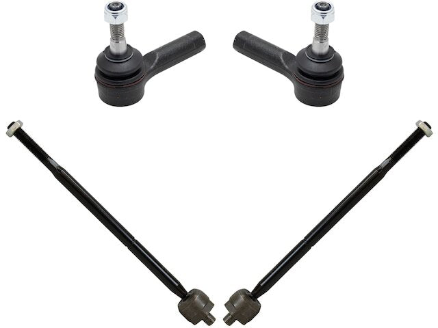 Front Inner and Outer Tie Rod End Set 4 Piece - 2015-2022 Chevrolet Trax - TRQ 130139-02200448