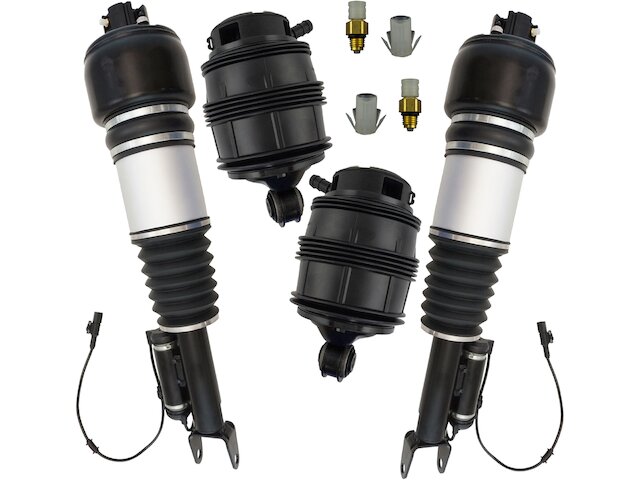 Air Suspension Strut Spring Kit 4 Piece - 2003-2006 Mercedes E500 Base RWD - TRQ 6405-02205241