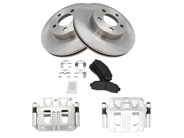 Front Brake Pad Rotor and Caliper Set - 2003-2011 Ford Ranger 4WD - TRQ 5522-02209937
