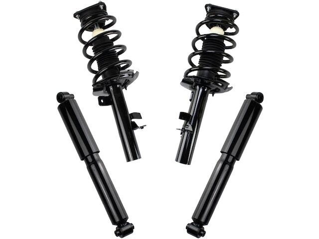 Front and Rear Shock Strut and Coil Spring Kit - 2014-2018 Ford Transit Connect - TRQ 127062-02218436