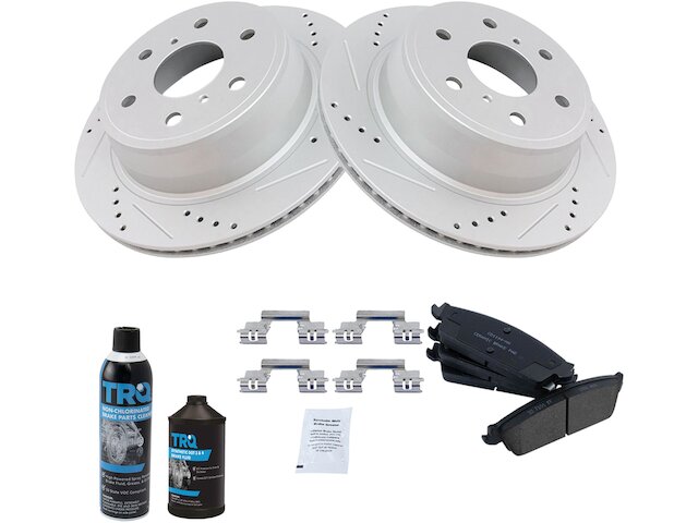 Rear Brake Pad and Rotor Kit - 2007-2014 Chevrolet Suburban 1500 - TRQ 18976-02237247