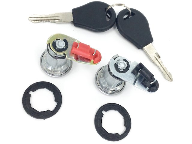 Door Lock Set with Keys - Left and Right - 1986-1991 Nissan D21 - Replacement 6680-02247693