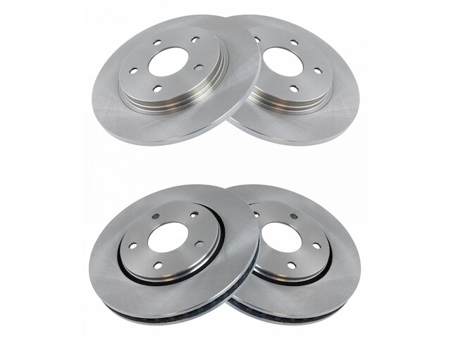 Brake Rotor Set 4 Piece - 2009-2013 Dodge Journey - TRQ 29869-02251603