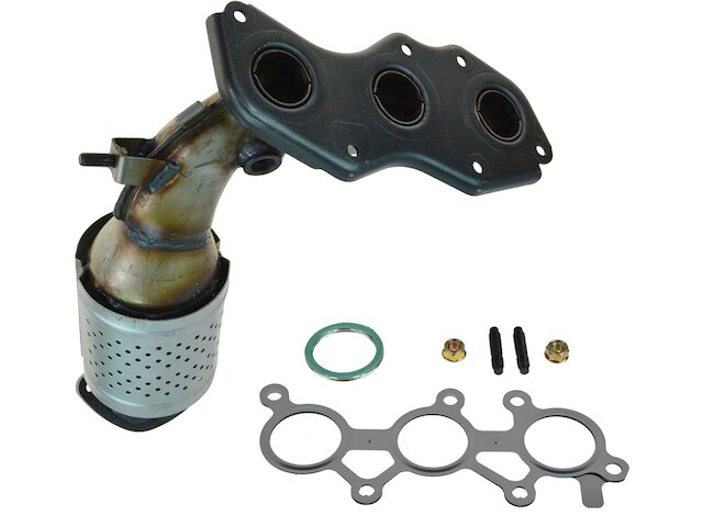 Rear Exhaust Manifold with Integrated Catalytic Converter - 2007-2010 Toyota Sienna FWD - DIY Solutions 24070-02266708
