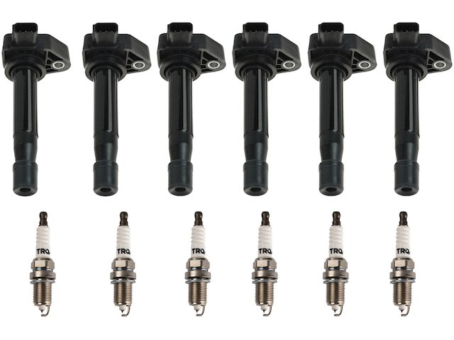 Ignition Coil and Spark Plug Kit 12 Piece - 2000-2007 Honda Accord 3.0L V6 - TRQ 5983-02310029