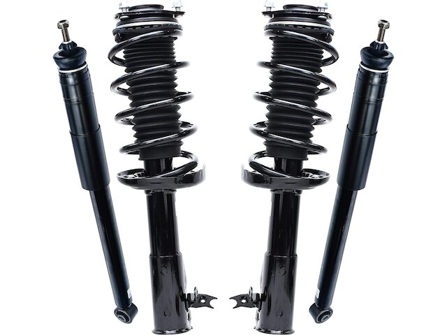 Front and Rear Suspension Strut and Shock Absorber Assembly Kit - 2006-2011 Honda Civic Sedan - Detroit Axle 18780-02327513