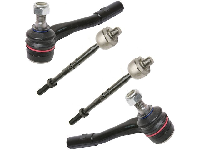 Front Inner and Outer Tie Rod End Set 4 Piece - 2001-2005 Mercedes C320 Base - TRQ 6342-02330026