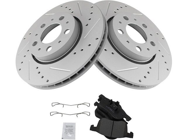 Front Brake Pad and Rotor Kit - 2003-2007 Volvo XC70 - TRQ 888-02332796