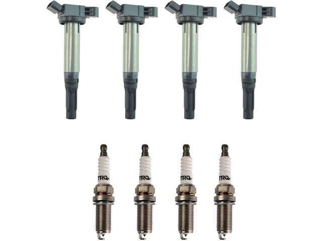 Ignition Coil and Spark Plug Kit 8 Piece - 2011-2012 Toyota Sienna 2.7L 4-Cylinder - TRQ 96141-02348438