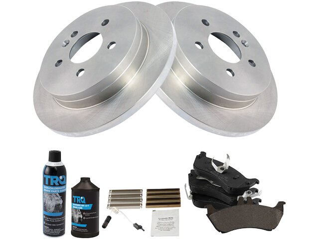 Rear Brake Pad and Rotor Kit - 1999 Mercedes ML430 - TRQ 6419-02423246