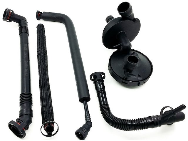 Crankcase Vent Valve and Breather Hose Kit - 2001-2005 BMW 330xi Base Sedan 4-Door 3.0L 2979CC l6 GAS DOHC Naturally Aspirated - Replacement 1019-02430635
