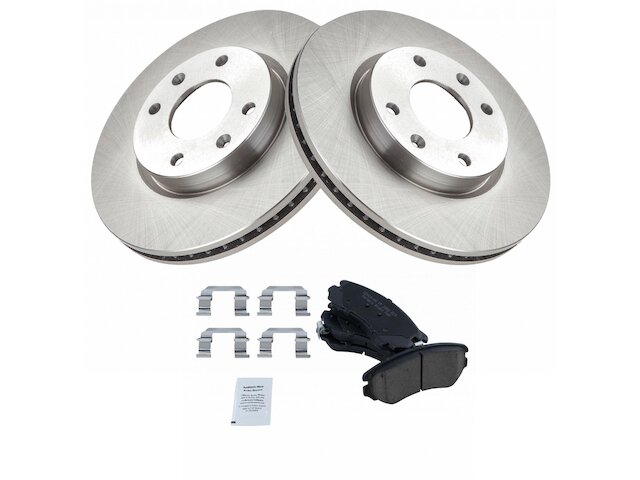 Front Brake Pad and Rotor Kit - 2003-2006 Kia Optima - TRQ 654-02432892