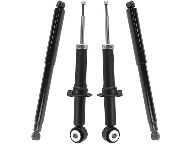 Front and Rear Shock Absorber Set 4 Piece - 2006-2008 Lincoln Mark LT RWD - TRQ 18614-02437425