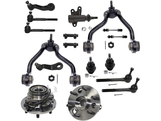 Front Control Arm Ball Joint Sway Bar Link Kit - 1995-1999 Chevrolet K1500 Suburban 5.7L V8 - Detroit Axle 3395-02439232