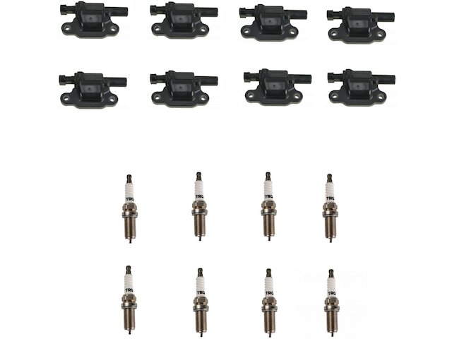 Ignition Coil and Spark Plug Kit 16 Piece - 2007-2012 GMC Sierra 1500 - TRQ 19022-02443265