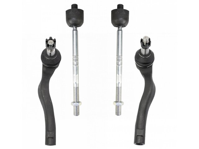 Front Inner and Outer Tie Rod End Set 4 Piece - 2008-2014 Mercedes C300 - TRQ 28726-02450232