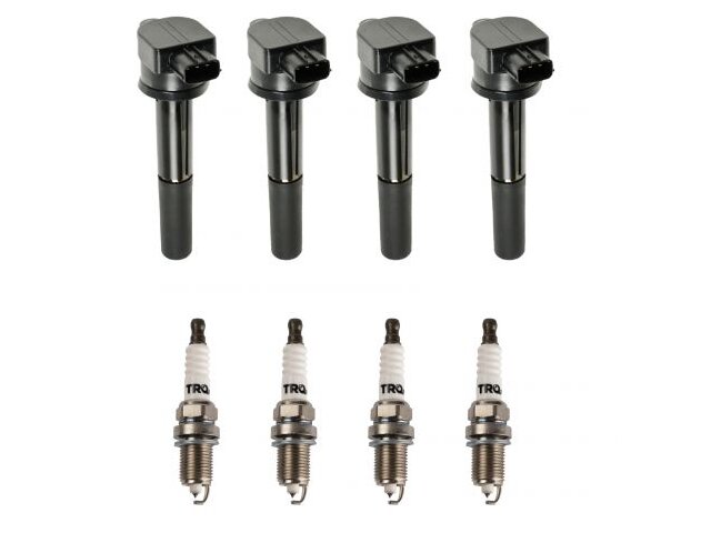 Ignition Coil and Spark Plug Kit 8 Piece - 2007-2012 Dodge Caliber - TRQ 18960-02461517