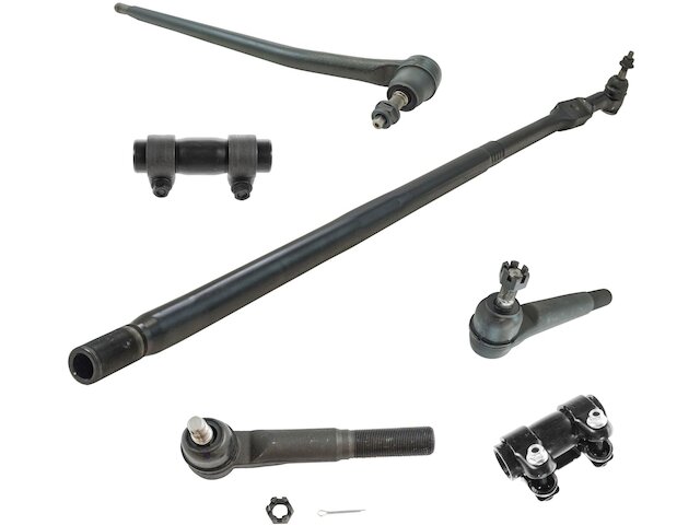 Tie Rod End and Drag Link Kit 6 Piece - 2006-2008 Dodge Ram 1500 4WD Extended Crew Cab Pickup - TRQ 18738-02472548