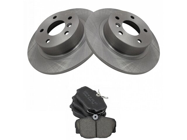 Rear Brake Pad and Rotor Kit - 1999-2004 Land Rover Discovery Series II - TRQ 278-02482609