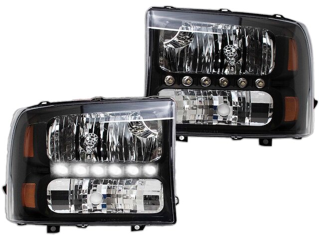 Headlight Set 2 Piece - 1999-2003 Ford F450 Super Duty - TRQ 5372-02518675