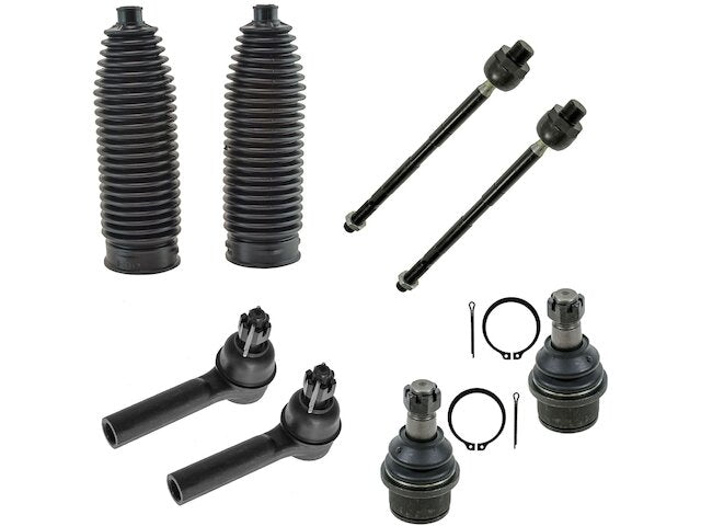 Front Ball Joint and Tie Rod End Kit 8 Piece - 2003-2010 Dodge Ram 2500 RWD - TRQ 1988-02527460