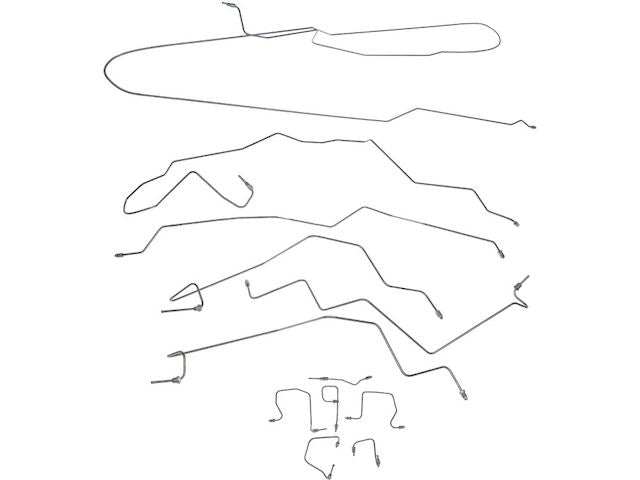 Brake Hydraulic Line Kit - 2001-2002 Dodge Ram 2500 RWD Extended Cab Pickup - Dorman 1986-02533466