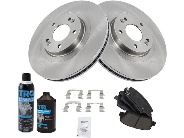 Front Brake Pad and Rotor Kit - 2013-2016 Hyundai Santa Fe Sport 2.0T - TRQ 146719-02534020