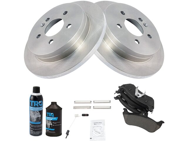 Rear Brake Pad and Rotor Kit - 1999 Mercedes ML430 - TRQ 6419-02536294