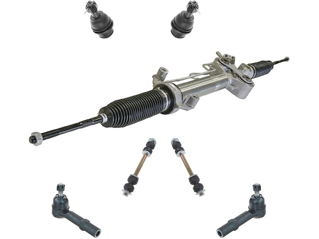Front Steering Rack Ball Joint Tie Rod Kit 7 Piece - 2007-2014 Chevrolet Suburban 1500 - TRQ 18976-02564891