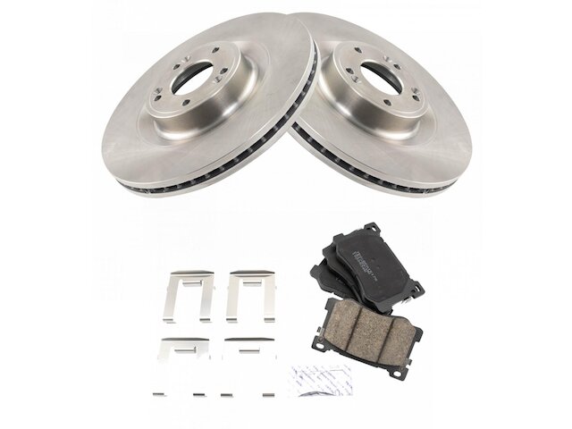 Front Brake Pad and Rotor Kit - 2015-2016 Hyundai Genesis 3.8L V6 - TRQ 130081-02574927