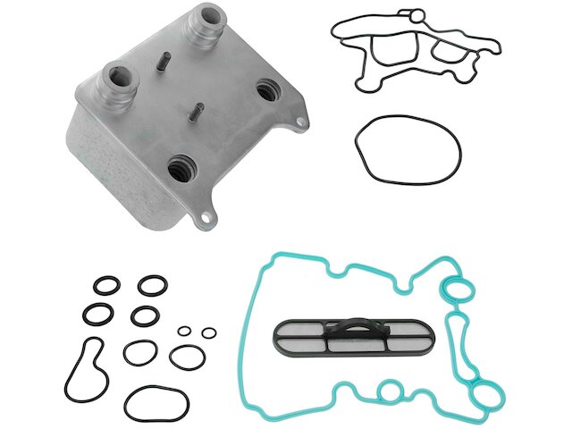Engine Oil Cooler Kit - 2003-2007 Ford F250 Super Duty 6.0L V8 Diesel - TRQ 5341-02599440