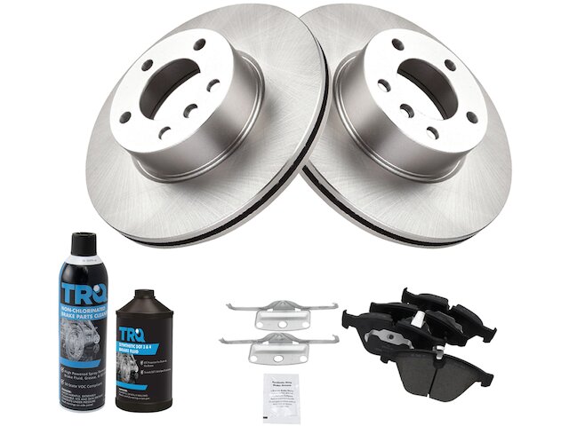 Front Brake Pad and Rotor Kit - 2007-2008 BMW 328xi - TRQ 19125-02604926