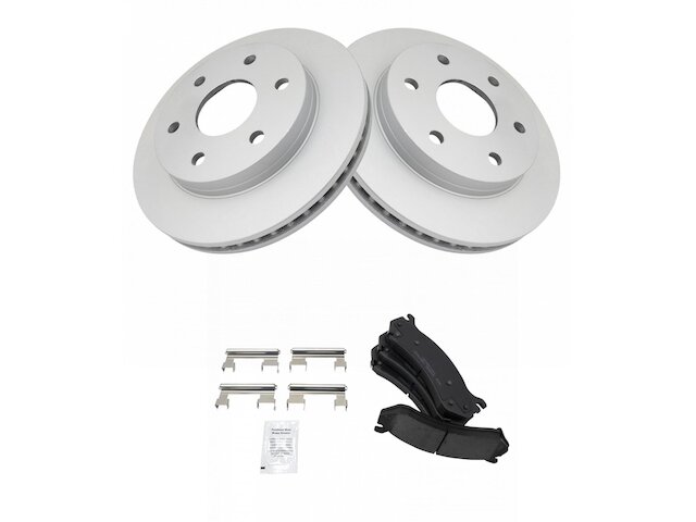 Front Brake Pad and Rotor Kit - 2000-2006 GMC Yukon - TRQ 28427-02608393