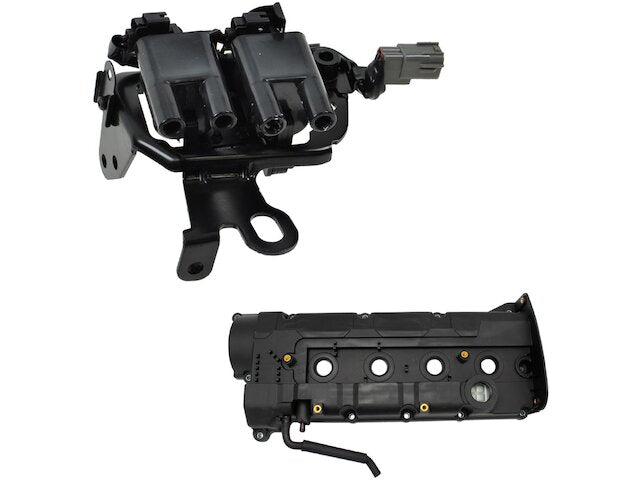 Ignition Coil and Valve Cover Kit - 2004-2008 Hyundai Tiburon 2.0L 4-Cylinder - TRQ 17909-02609303