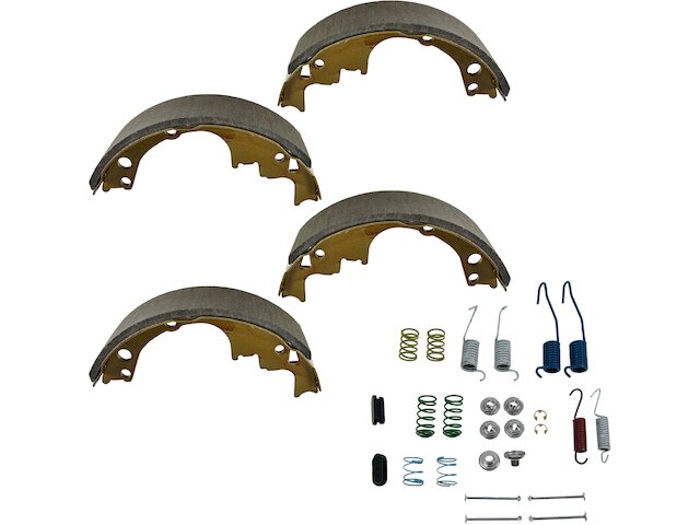 Rear Brake Shoe and Hardware Kit - 1978-1983 Chevrolet Malibu - DIY Solutions 3519-02619063